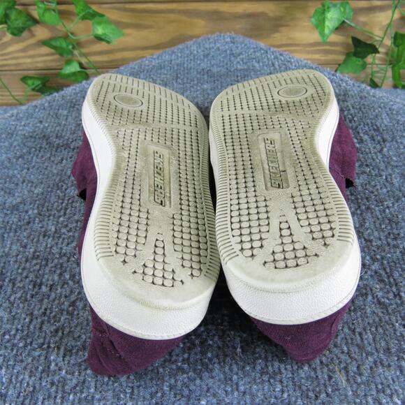 SKECHERS Women's Memory Foam Loafer‎ Burgundy Textile 8 Medium Gently Used 2025 - Picture 6 of 7